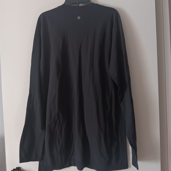 LULULEMON Men's Black Luon Crew Long Sleeve Tee XL - Picture 3 of 3